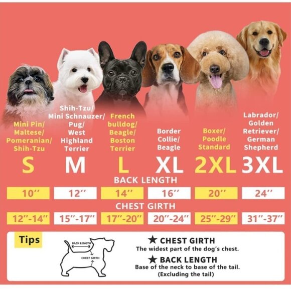 Dog Jacket Checked Plaid w/ Leash Hole, Winter Windproof Soft Lined - Picture 5 of 7